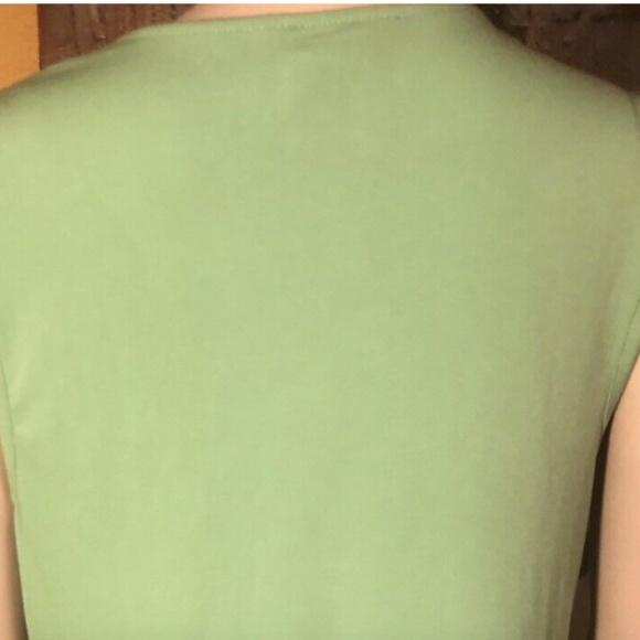 Green Cowl Neck Arms Stretchy Comfy Sexy L - XL - Picture 5 of 6